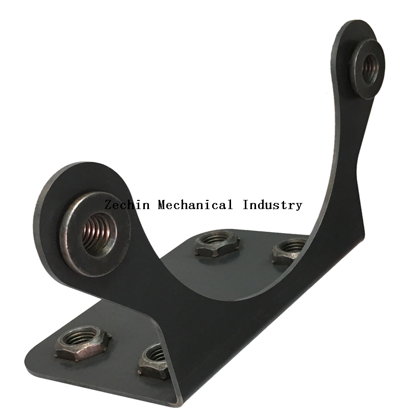 Stamping with welded nuts custom sheet metal stamping bending welding parts