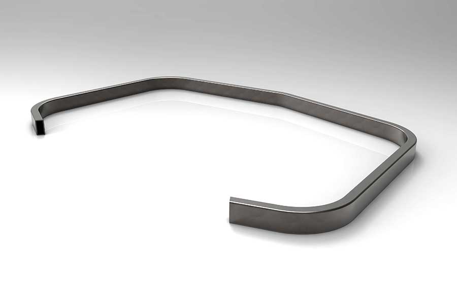 tube bending square part
