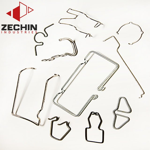 Custom SS cnc wire forming fabrication spring steel bent component