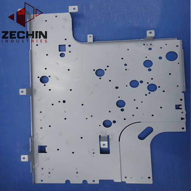 Bending steel sheet metal chassis housing panel components