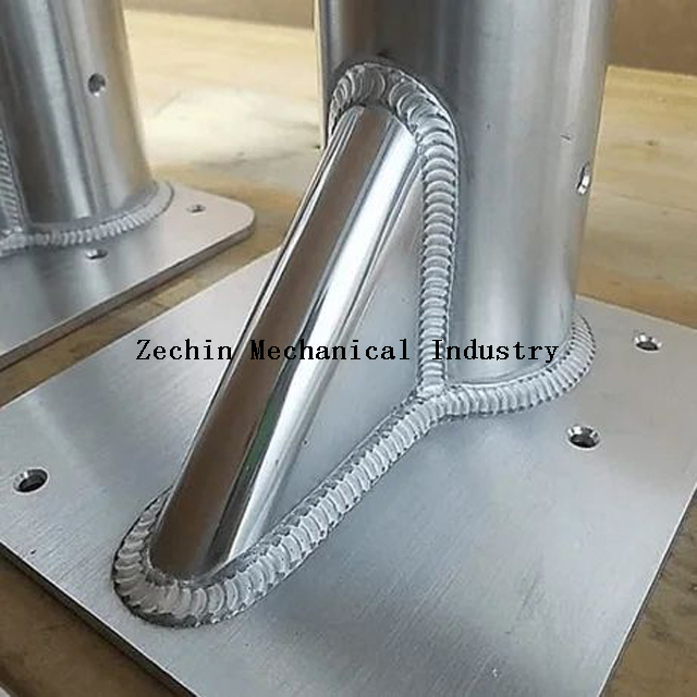 Aluminum tube pipe bending welding services assemblies MIG welding bending services aluminium welding services