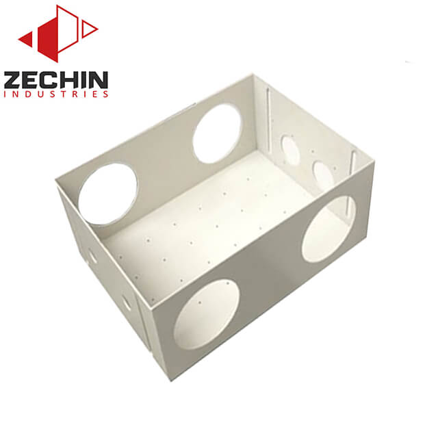 Bending steel sheet metal chassis housing panel components