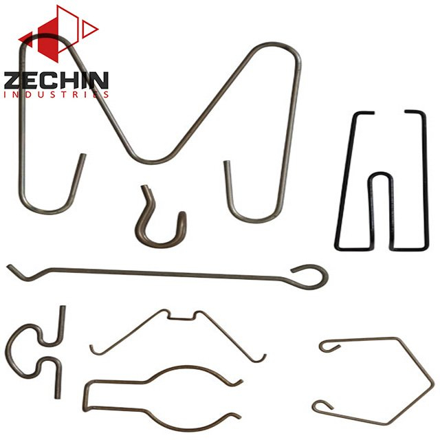 Spring Steel Part Custom SS cnc wire forming fabrication spring steel bent component ...
